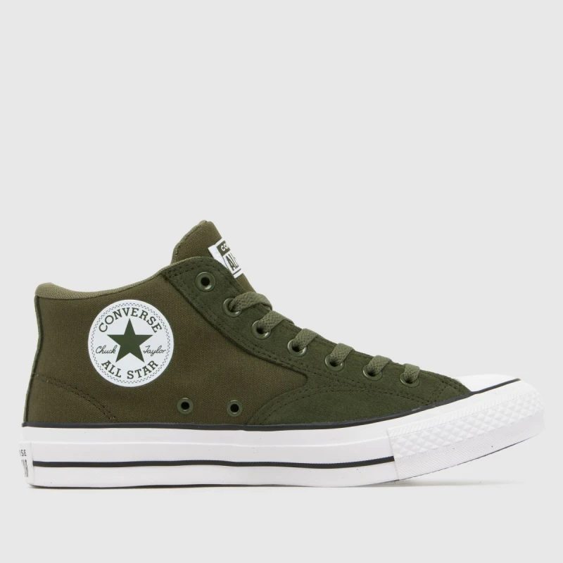 Image of Converse All Star Malden Trainers in Khaki Khaki UK 7 (EU 40)
