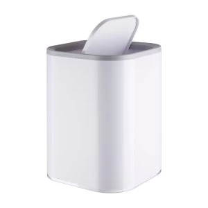 Image of Premier Housewares Ando White Waste Bin