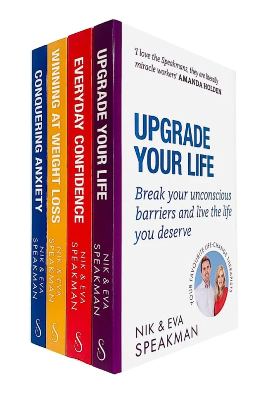 Image of Nik and Eva Speakman 4 Book Collection Conquering Anxiety Everyday Confidence Nik Speakman & Eva Speakman Books
