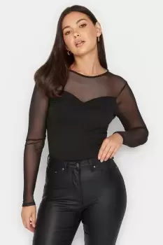 Image of Tall Sweetheart Neckline Long Sleeve Bodysuit