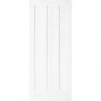 Image of Aston 3 Panel Primed Solid Internal Door - 610mm Wide