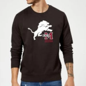 Image of East Mississippi Community College Lion and Logo Sweatshirt - Black