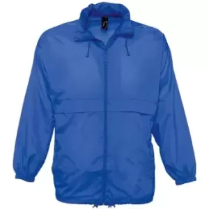 Image of SOLS Unisex Surf Windbreaker Lightweight Jacket (XXL) (Royal Blue)