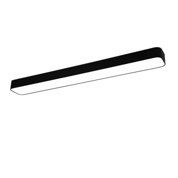 Image of Asterion Modern 118cm LED Semi Flush Light Black Matt 2700-6500K Remote control