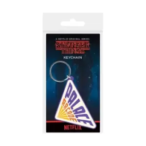 Image of Stranger Things Rubber Keychain Palace Arcade 6 cm