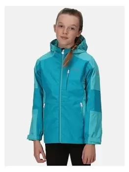 Image of Boys, Regatta Kids Calderdale Ii Waterproof Jacket - Turquoise Size 3-4 Years