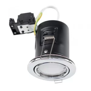 Image of MiniSun Fire Rated Tiltable Downlight In Chrome