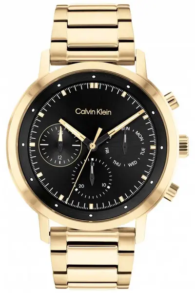 Image of Calvin Klein 25200047 Two Tone Mesh Bracelet Watch - W4694