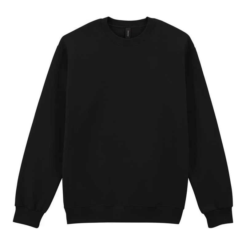 Image of Gildan Mens Hammer Maxweight Sweatshirt in True Black Size: Small True Black Male S