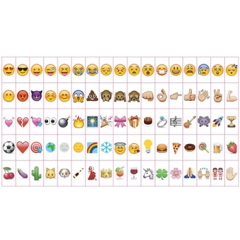 Image of 85pc Emoji Booster Pack for A4 Lightbox Pukkr
