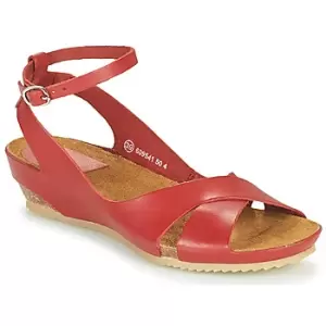 Image of Kickers TOKI womens Sandals in Red,4