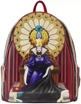Image of Snow White and the Seven Dwarfs Loungefly - Evil Queen on Throne Mini backpacks multicolour