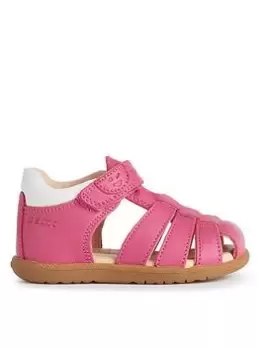 Image of Geox B S.macchia Sandal, Pink/White, Size 6 Younger