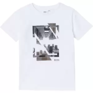 Image of Boss Short-sleeved T-Shirt - White