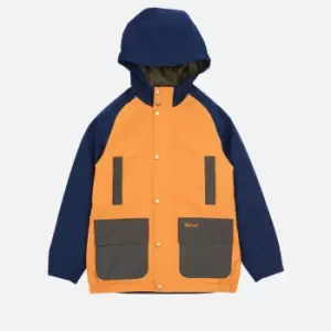 Image of Barbour Boys Hooded Bedale Showerproof Jacket - Golden Oak - S (6-7 Years)