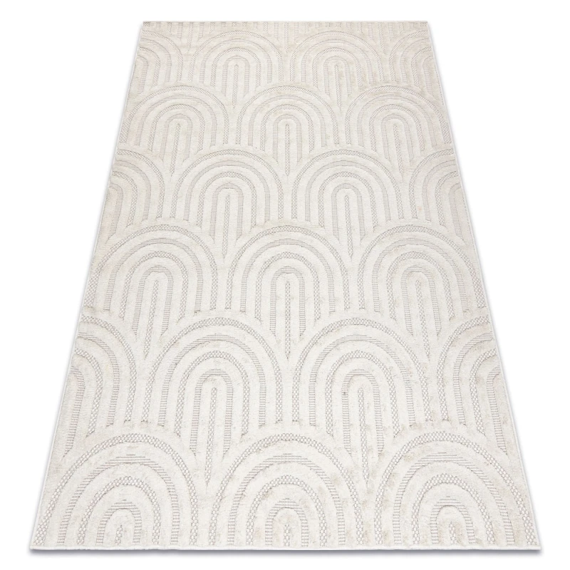 Image of RugsX Santo Rug in White Size: 200cm x 290cm White Unisex 200cm x 290 cm
