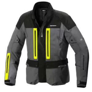 Image of Spidi Traveler 3 Black Yellow Fluo Motorcycle Jacket M
