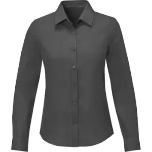 Image of Elevate Womens/Ladies Pollux Shirt (S) (Storm Grey)