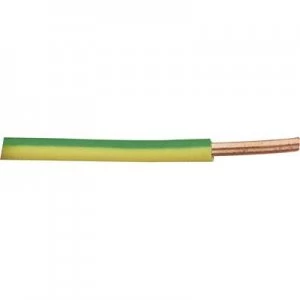 Image of Jumper wire H07V U 1 x 1.50 mm Green yellow XBK Kabel