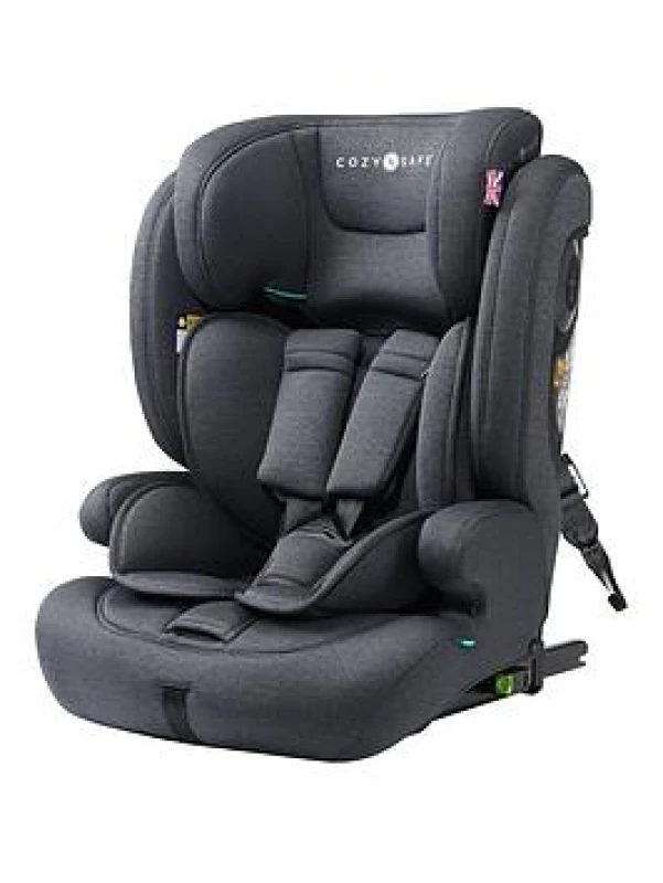 Image of Cozy N Safe Hudson 76-150cm Child Car Seat - Slate, Grey EST238-1