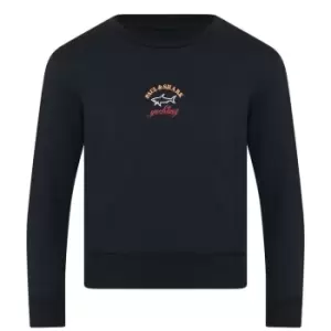 Image of Paul And Shark Crew Sweater Junior Boys - Black