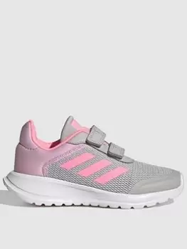 Image of adidas Kids Tensaur Run 2.0, Grey/Purple, Size 13