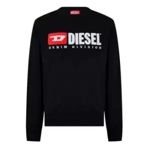 Image of Diesel Denim Division Sweater - Black