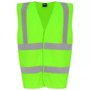 Image of PRO RTX High Visibility Unisex Waistcoat (S) (Lime Green)