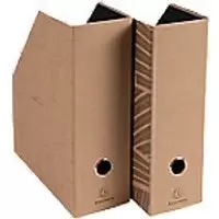 Image of Exacompta Eterneco Magazine File Brown Pack of 2