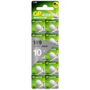Image of GP Batteries GP189F-2C10 Button cell LR54 Alkali-manganese 1.5 V 10 pc(s)