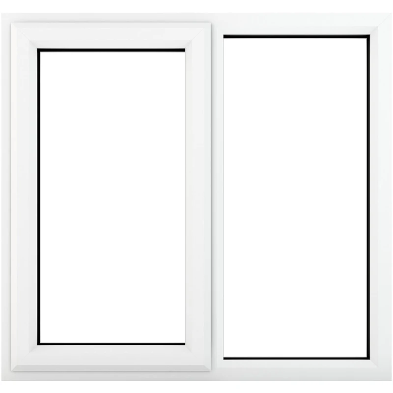 Image of Crystal Triple Glazed Window White Lh 905 X 965Mm Clear 24WHTG905965