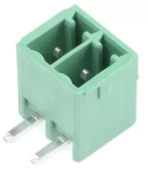 Image of Phoenix Contact, MC 1.5/2-G-3.5, 2 Way, 1 Row, Straight PCB Header