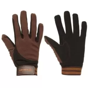 Image of Ariat Tek Grip Gloves Ladies - Brown