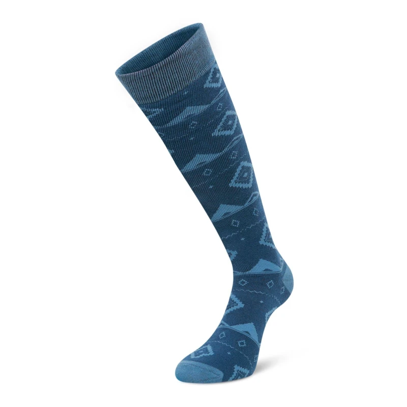 Image of Dare 2b Mens Print Ski Socks II Mountain Denim male UK6-8