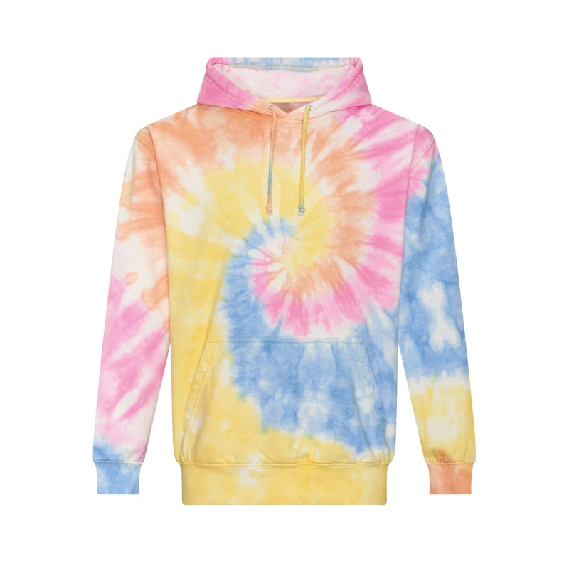 Image of AWDis AWDis Men Tie Dye Hoodie Size: X-Small Multi XS Male 5059958733046