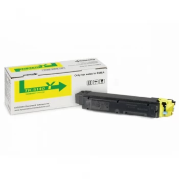 Image of Kyocera TK5140 Yellow Laser Toner Ink Cartridge