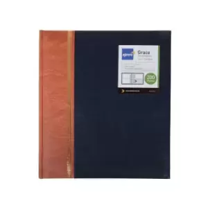Image of Grace Memo Album 200 7 x 5" 13x18cm, Blue