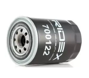 Image of RIDEX Oil filter FORD,NISSAN,LAND ROVER 7O0122 1952899,YL4J6714BA,97312740 Engine oil filter 1520820N00,1520820N01,1520820N02,1520820N03,1520820N10