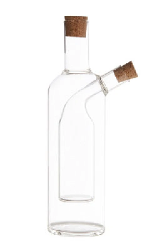 Image of Interiors by Premier Montela Oil And Vinegar Plain Inner Bottle Clear