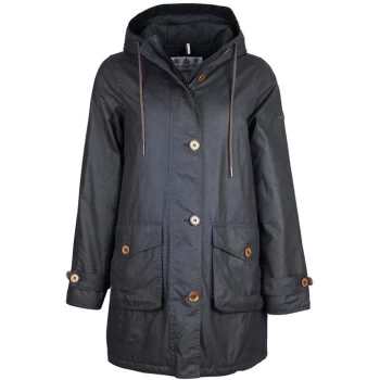 Image of Barbour Amelda Wax Jacket - Royal Navy/