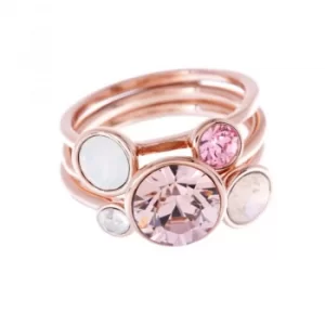 Image of Ted Baker Ladies Jackie Jewel Stack Ring Sm