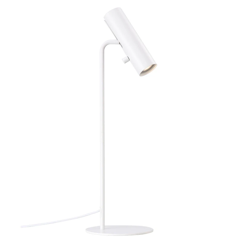 Image of Nordlux Modern Indoor Table Lamp White Metal GU10 Adjustable Head - Mains Powered, IP20 White Unisex