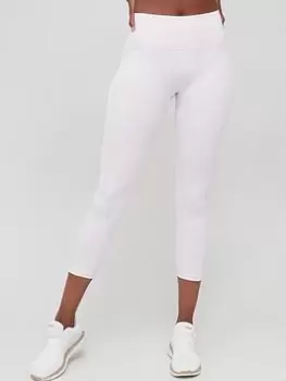 Image of adidas Seamless 7/8 Leggings - Light Pink Size M Women