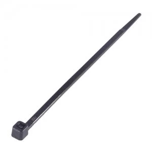Image of CONNEkT Gear Plastic Cable Ties (High Tensile Strength) 200 x 4.5mm - Pack of 100 Black