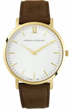 Image of Unisex Larsson & Jennings Lugano 40mm Watch LJ-W-LBRN-S-GW