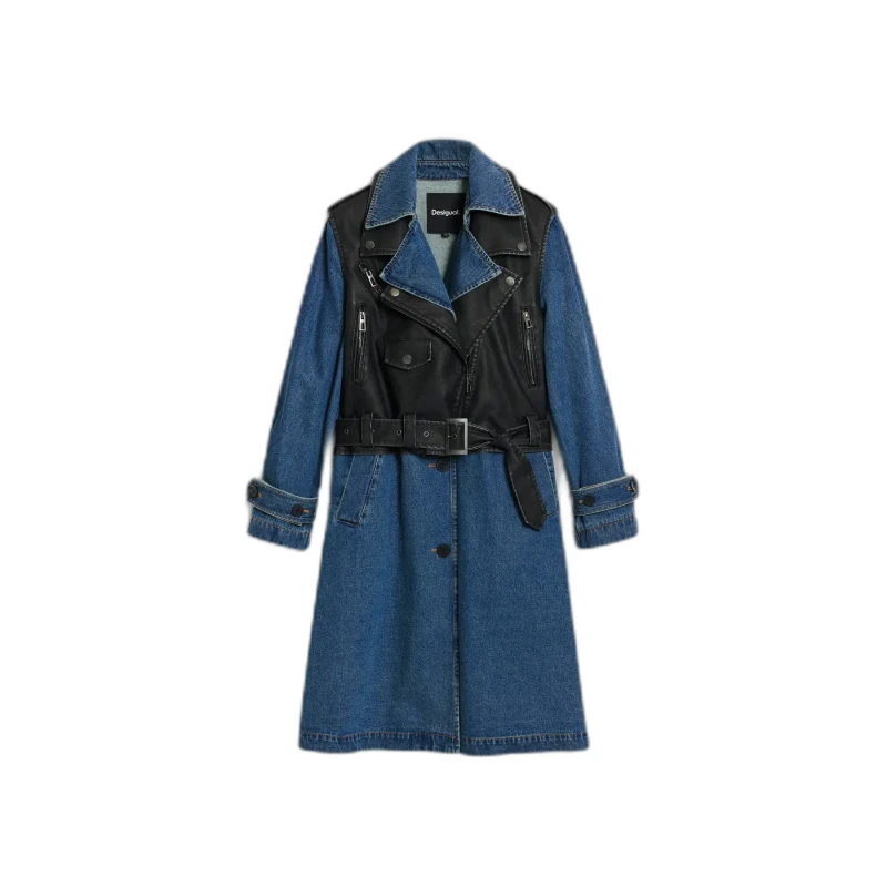 Image of Desigual Womens denim jacket Desigual Bleu Female XL