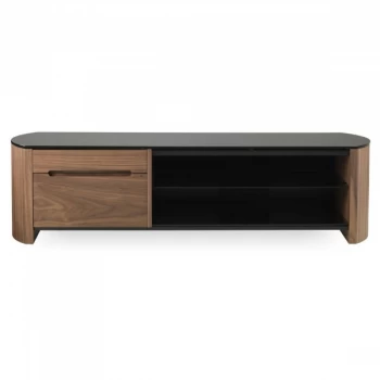 Image of Alphason FW1350CB-W AV Cabinet for up to 60" TVs in Real Walnut Veneer Finish