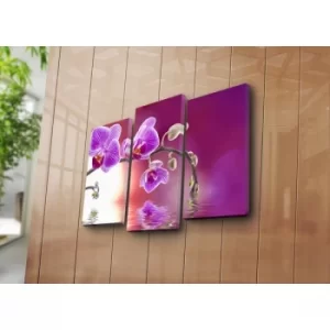 Image of 3KBPAT-45 Multicolor Decorative Canvas Painting (3 Pieces)