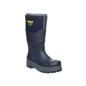 Image of DEWALT Hobart Premium Rubber Safety Wellingtons UK 9 EUR 43
