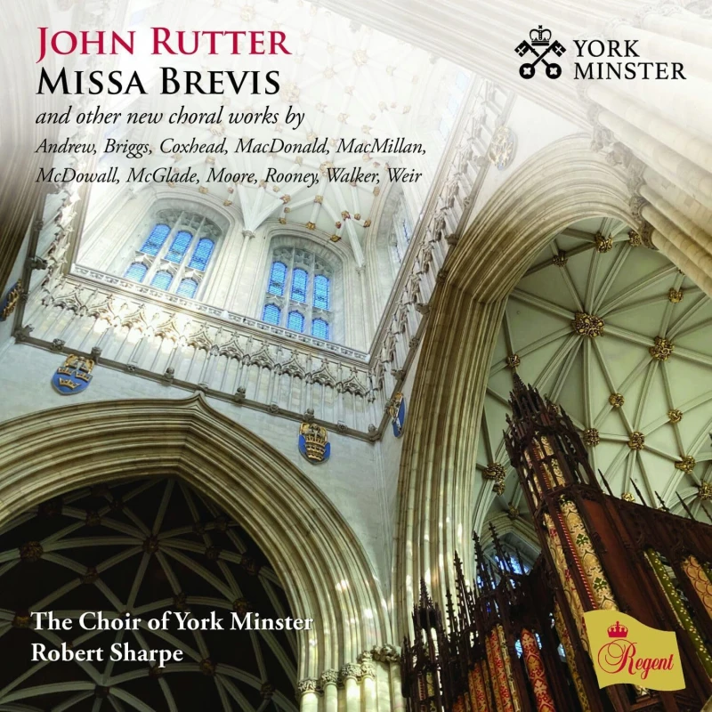 Image of John Rutter: Missa Brevis and Other New Choral Works By Andrew... CD / Album